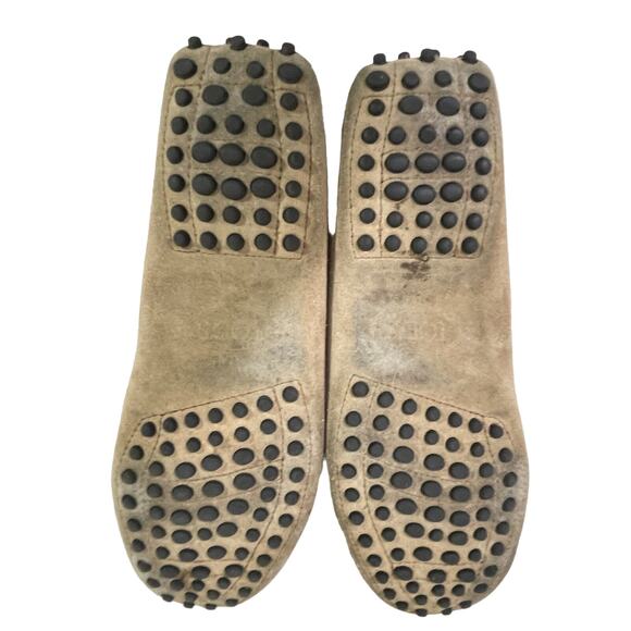 Tod's Gommino Suede Driving Loafers in Light Tobacco Sz EU 36.5 - Picture 8 of 9